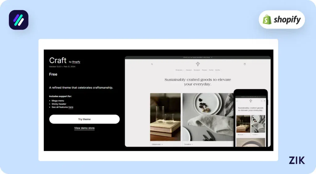 Choose a Shopify Theme