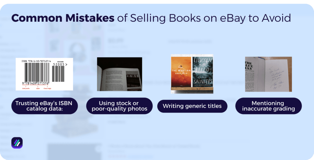Common Mistakes of Selling Books on eBay to Avoid