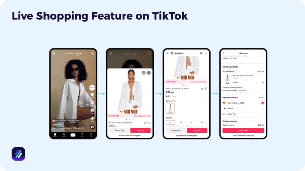 Live Shopping Feature on TikTok
