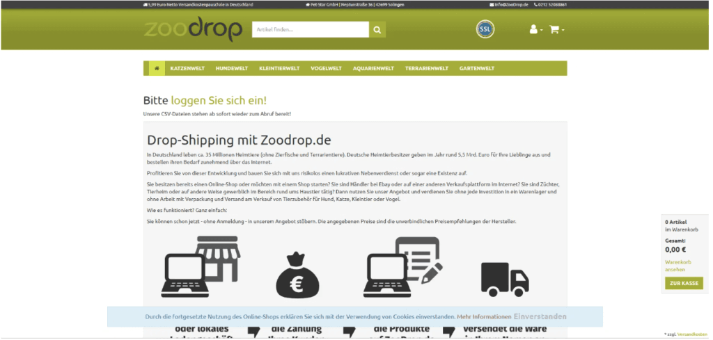 Local Dropshipping Suppliers in Germany Zoodrop