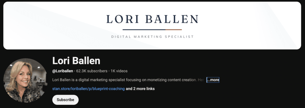 Lori Ballen Affiliate Marketing