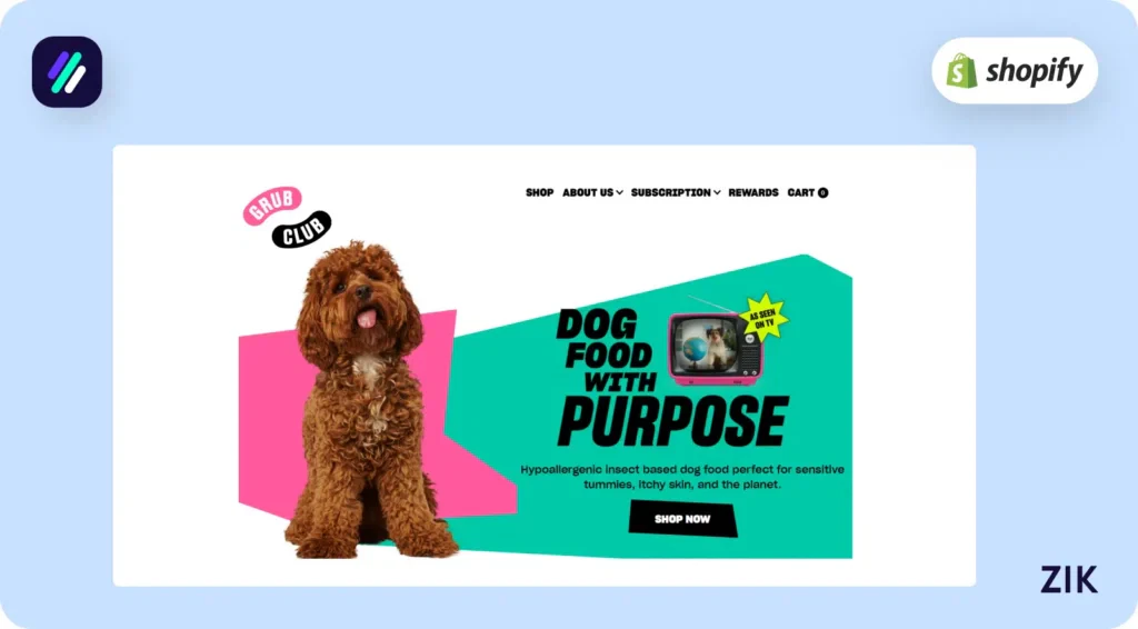 Pet products Shopify