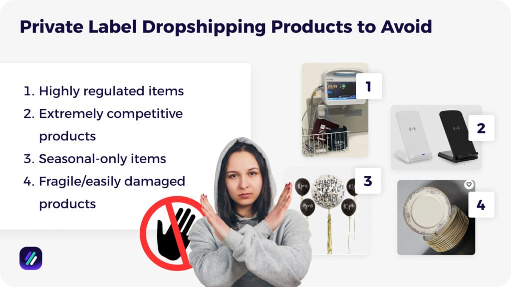 Private Label Dropshipping Products to Avoid