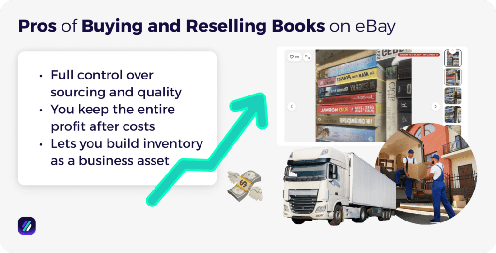 Pros of Buying and Reselling Books on eBay