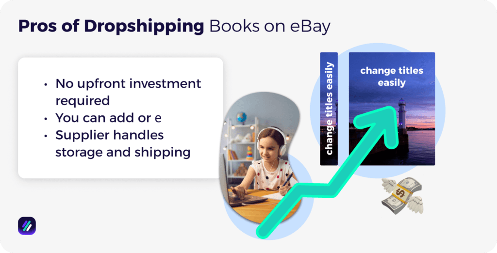 Pros of Dropshipping Books on eBay