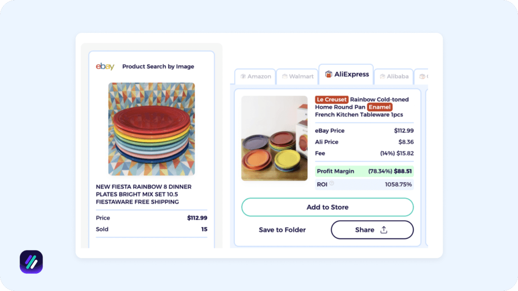 Rainbow ceramic dinner plates what to sell on shopify