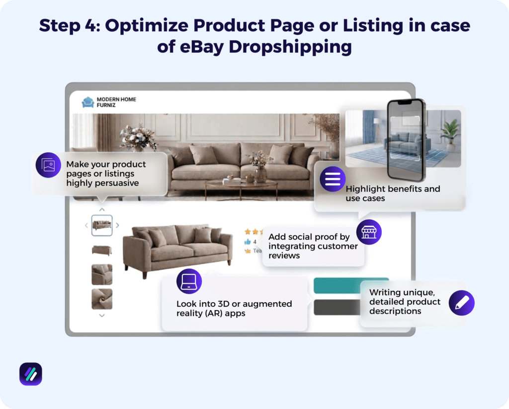 Step 4_ Optimize Product Page or Listing in case of eBay Dropshipping