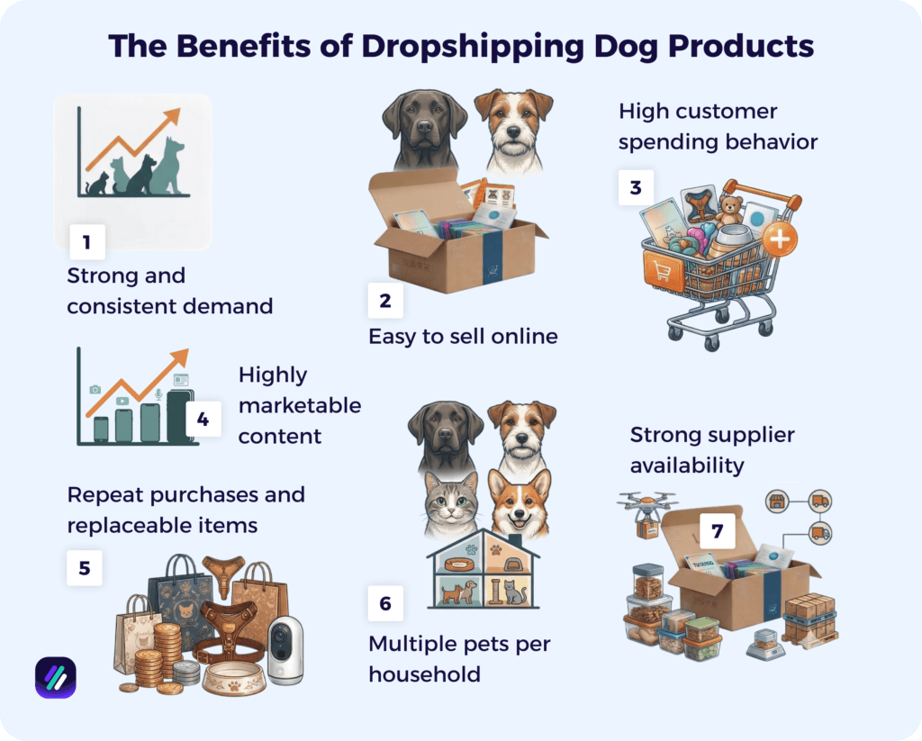 The Benefits of Dropshipping Dog Products