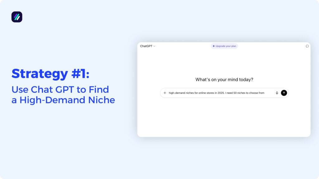 Use Chat GPT to Find a High-Demand Niche