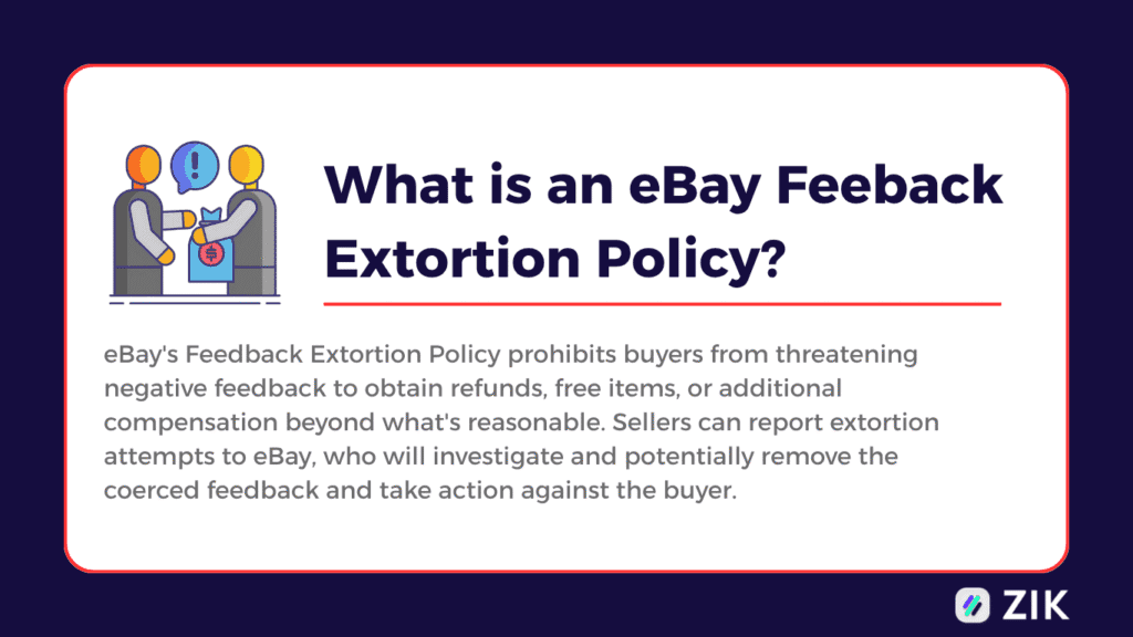 What is an eBay Feeback Extortion Policy