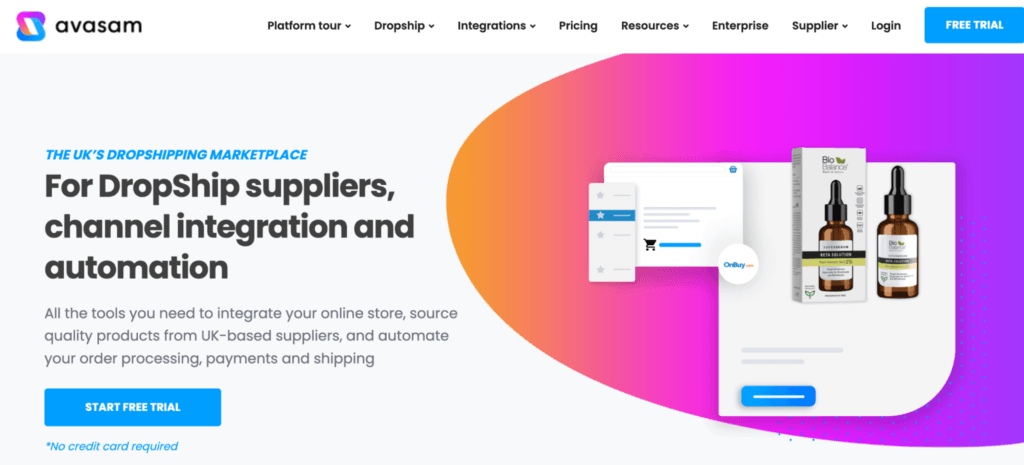 best UK dropshipping suppliers Avasam