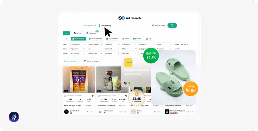 best ad spy tools pipiads