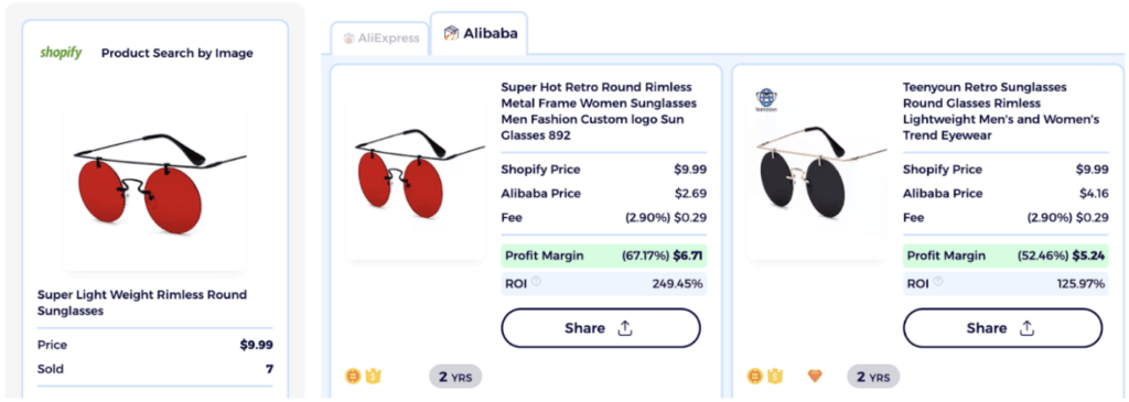 best dropshipping niches sunglasses