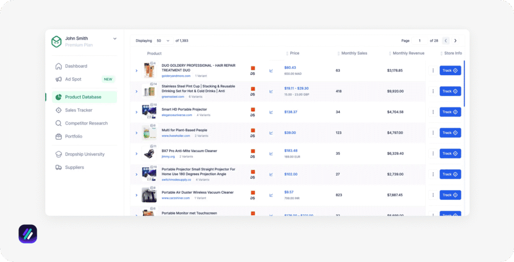 best dropshipping spy tools dropship.io