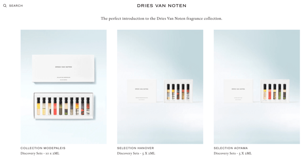 best perfume dropshipping niches discovery sets