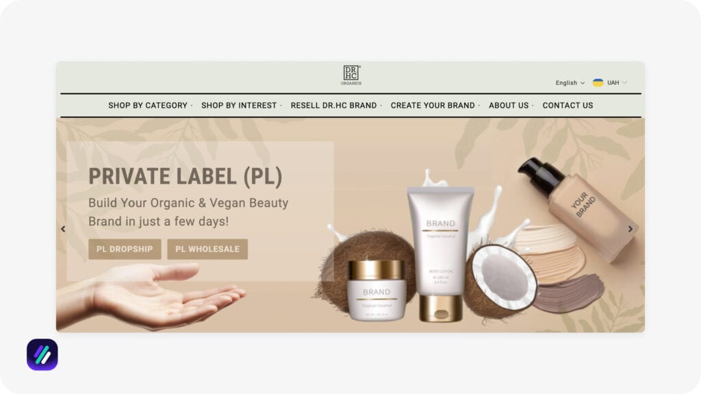 best private label dropshipping supplier DRHC