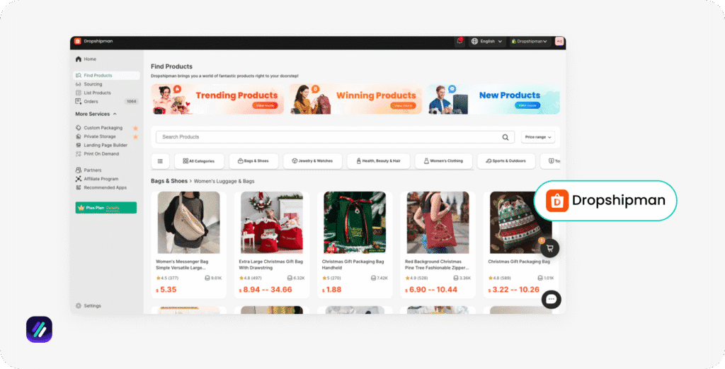 best shopify dropshipping software Dropshipman