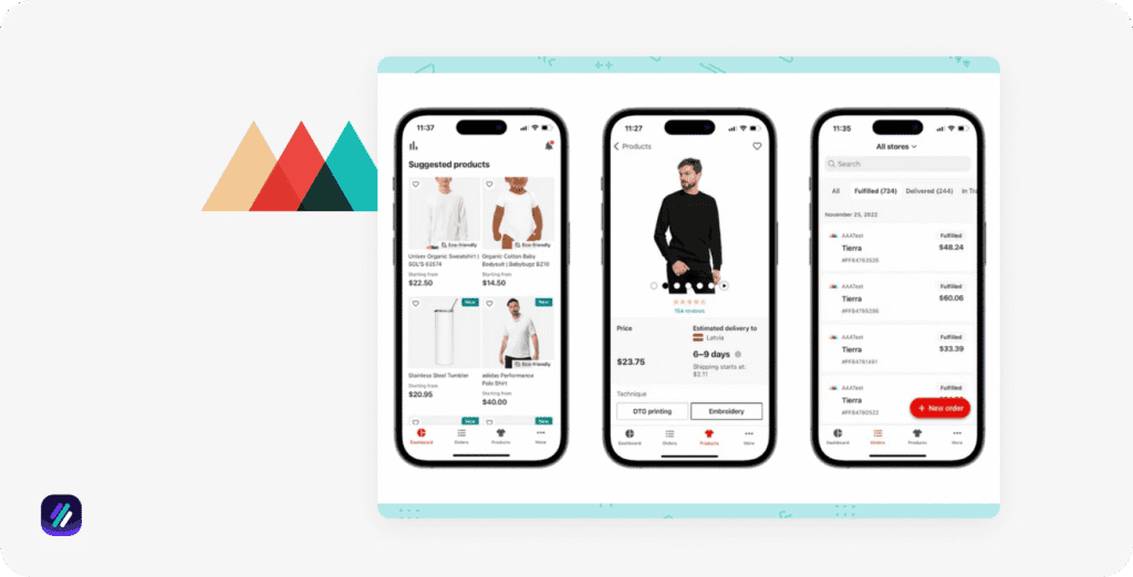 best shopify dropshipping software Printful