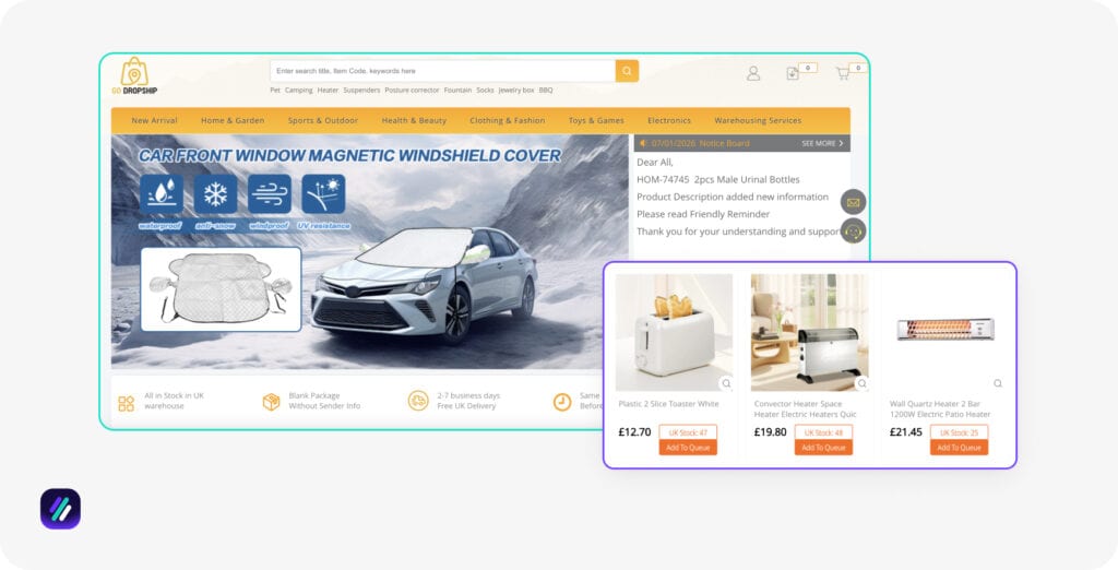 best uk dropshipping suppliers GoDropship