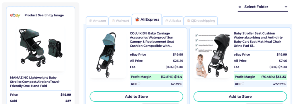 calculate profits when doing ebay product research through current selling rates and supplier prices