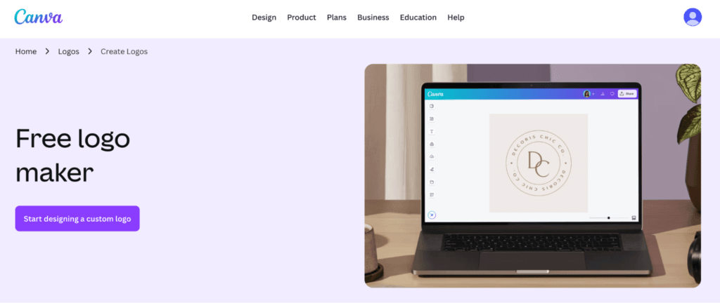 canva to design private label branding