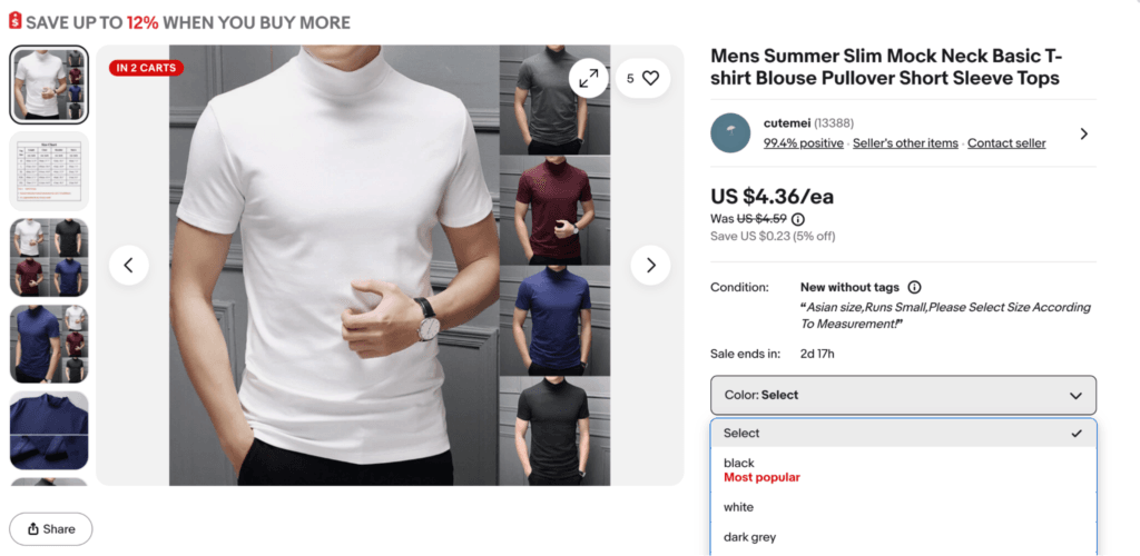 check for product variations on how succesful the selling strategies they have