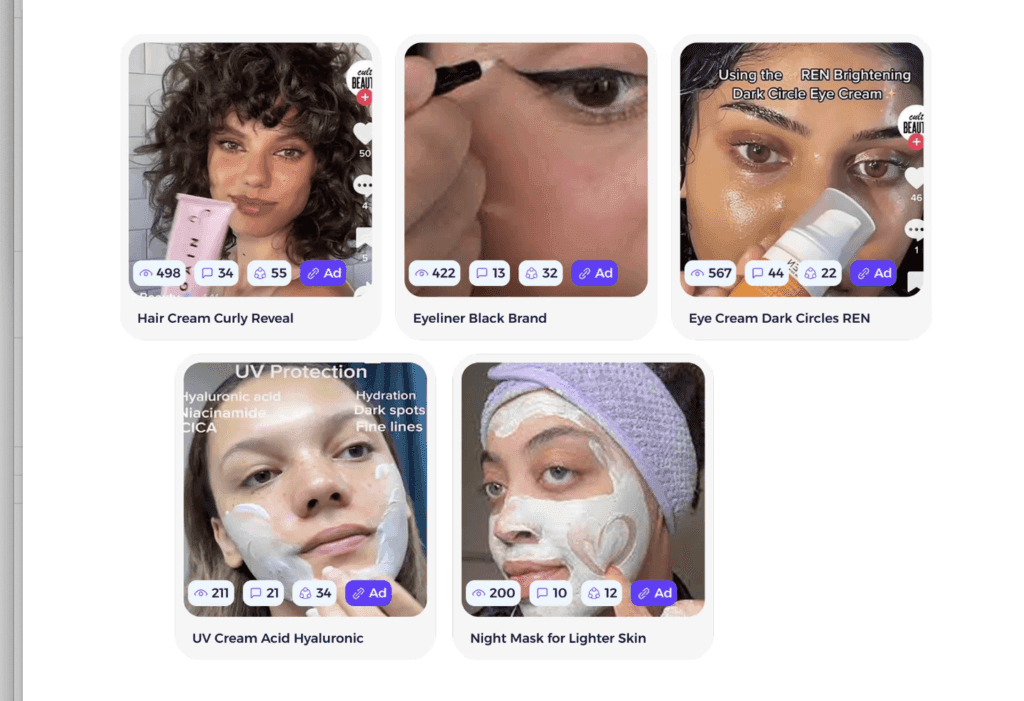 check on running instagram ads of competitors to see what other shops are investing their ads on products