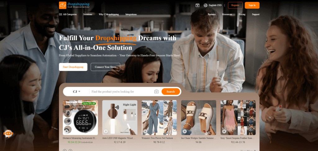 cjdropshipping is one of the best australian dropshipping suppliers