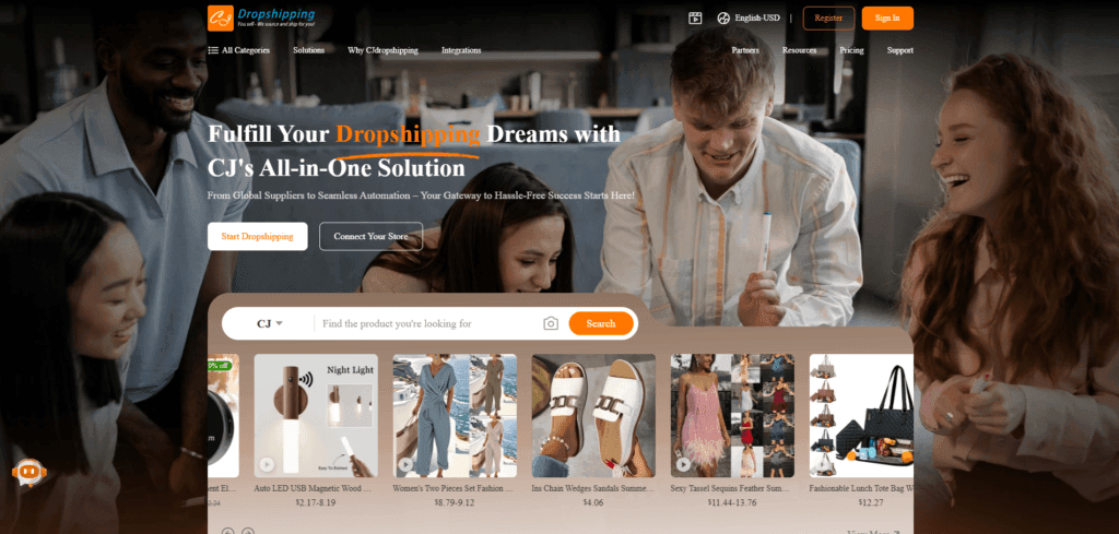 cjdropshipping is one of the indian dropshipping suppliers