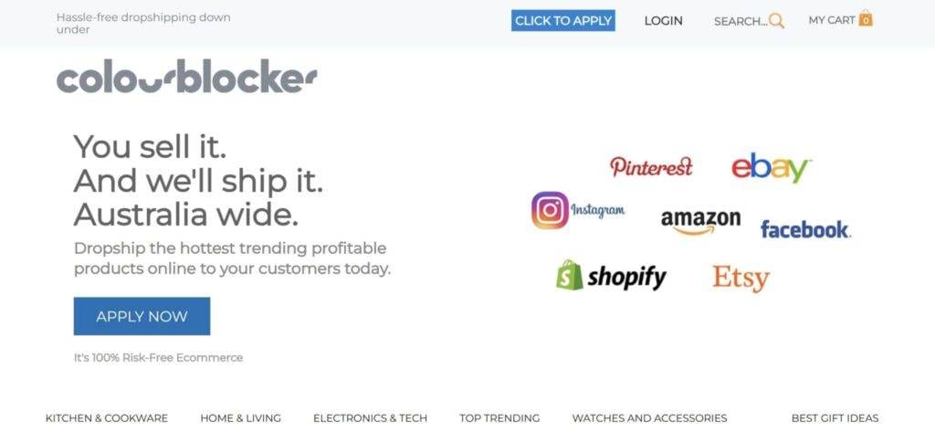 colourblocker is one of the best autralian dropshipping suppliers