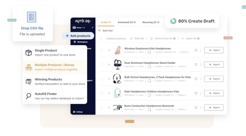 dropshipping automation autods