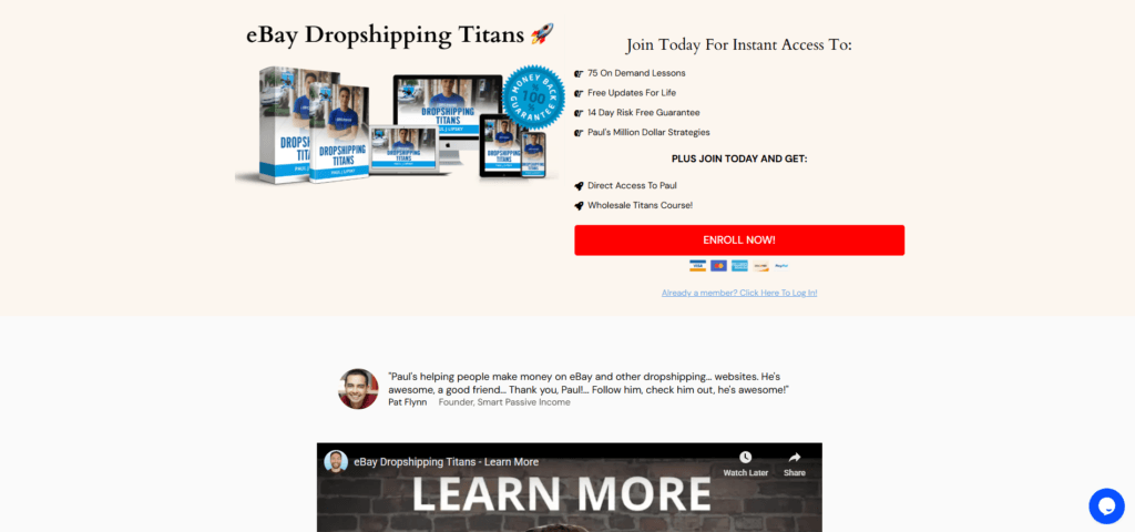 dropshipping titans are one of the dropshipping courses