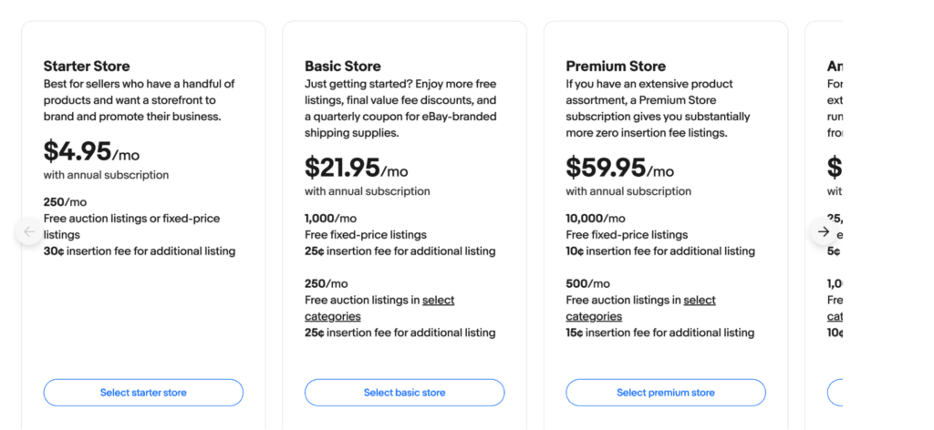 ebay store setup for walmart to ebay droopshipping