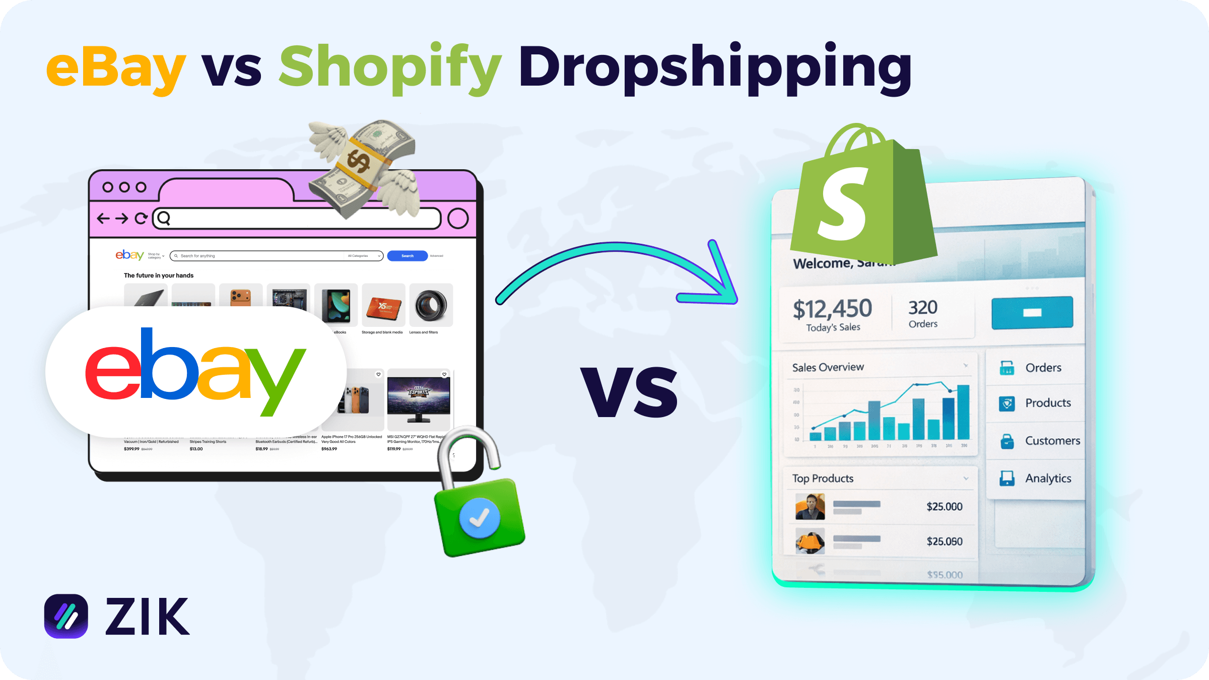 ebay vs shopify dropshipping