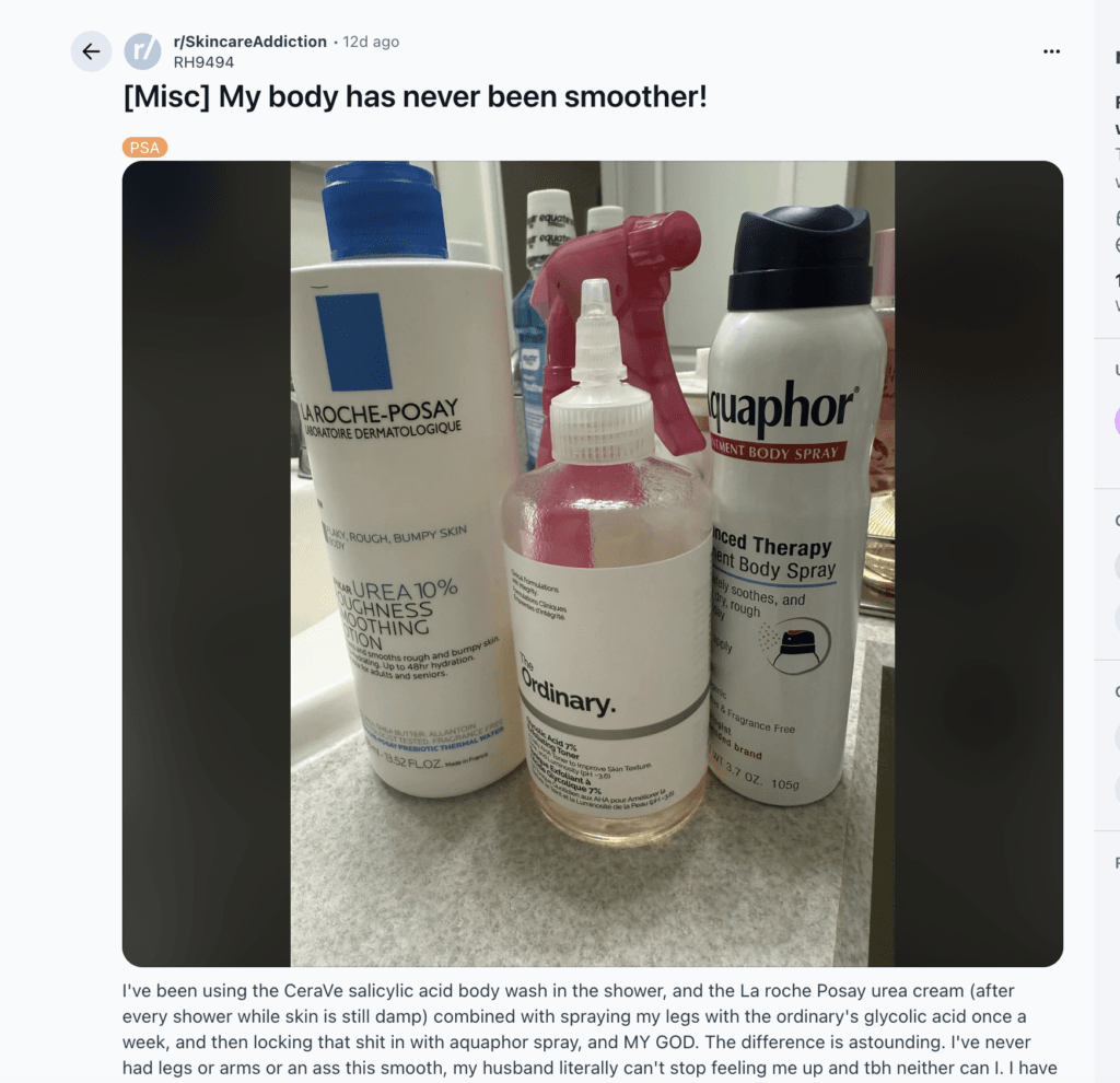 find reddit discussions on trending dropshipping cosmetics products