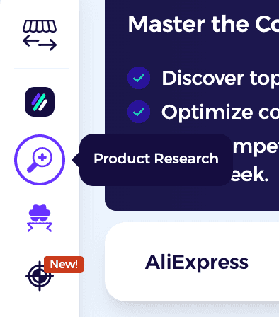 go to dashboard and go to product research on ebay to start researching top selling items