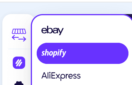 go to shopify interface in zik to start finding trending products in shopify and start dropshipping