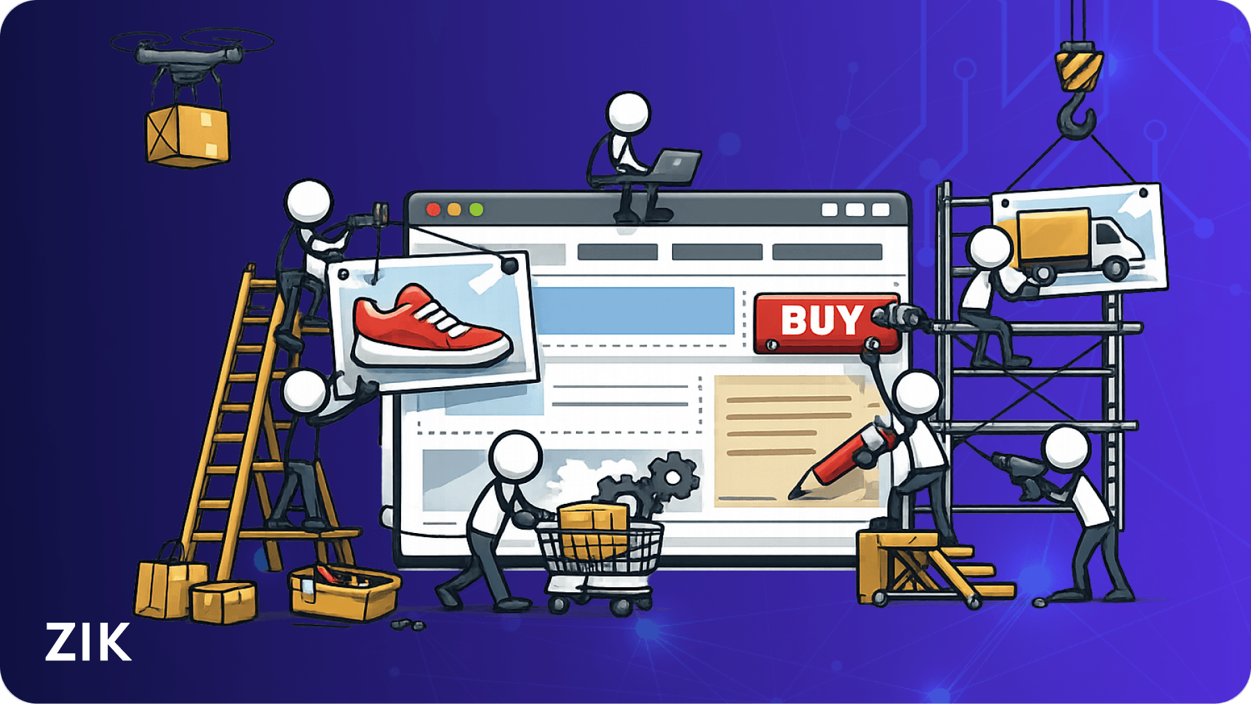 how to create a dropshipping website