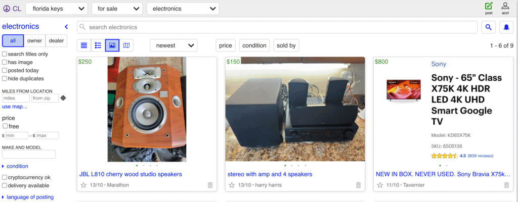 how to find items to sell on ebay craigslist