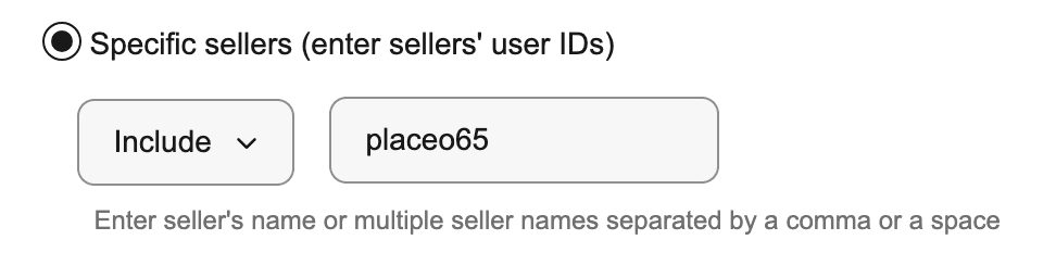 how to find sellers on ebay by seller id