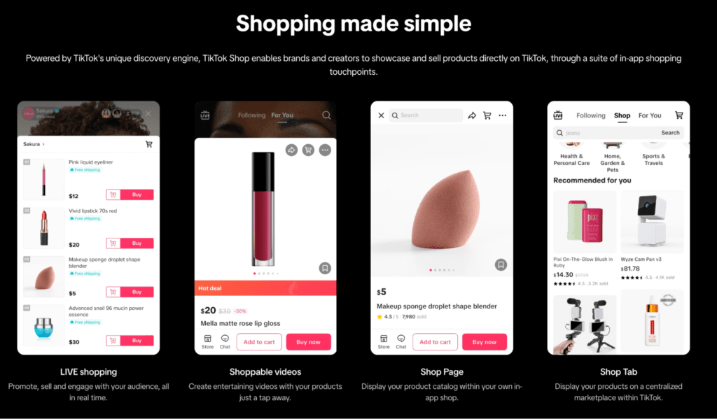 how to set up ecommerce store without money TikTok shop