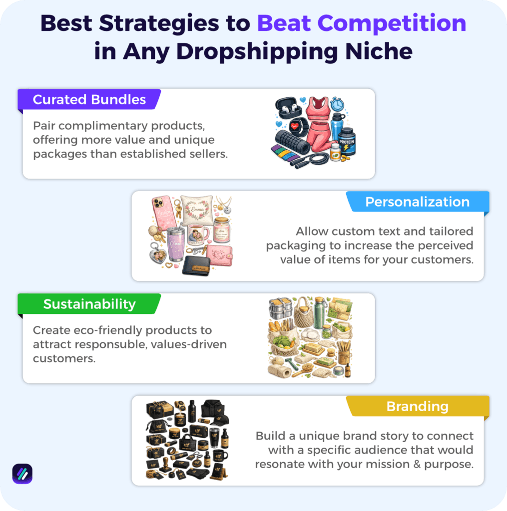 improving dropshipping product offering in competitive niches