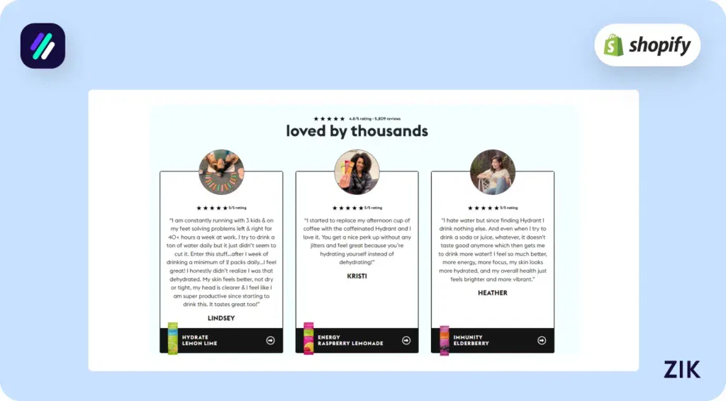incorporating a product reviews app