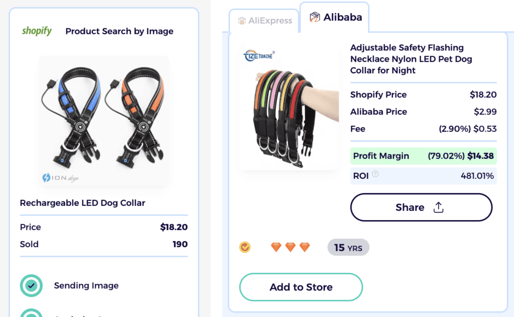 led dog collar dropshipping dog products