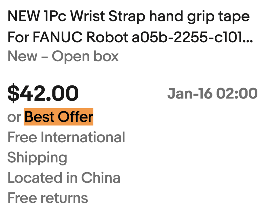 look for best offer on ebay to find the best value where you can adapt when you sell on ebay