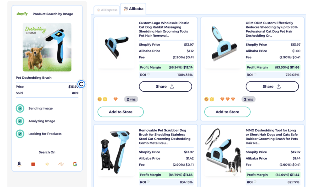 look for suppliers that have low prices when doing dropshipping niche research