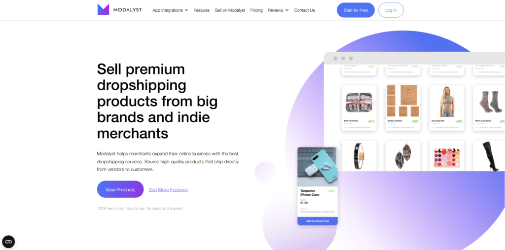 modalyst dropshipping clothing suppliers