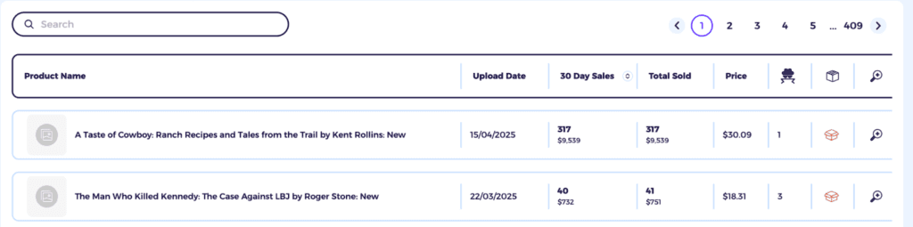 observe 3 to 5 best selling ebay products of your competitor to see sales performance in a given period of the items. 