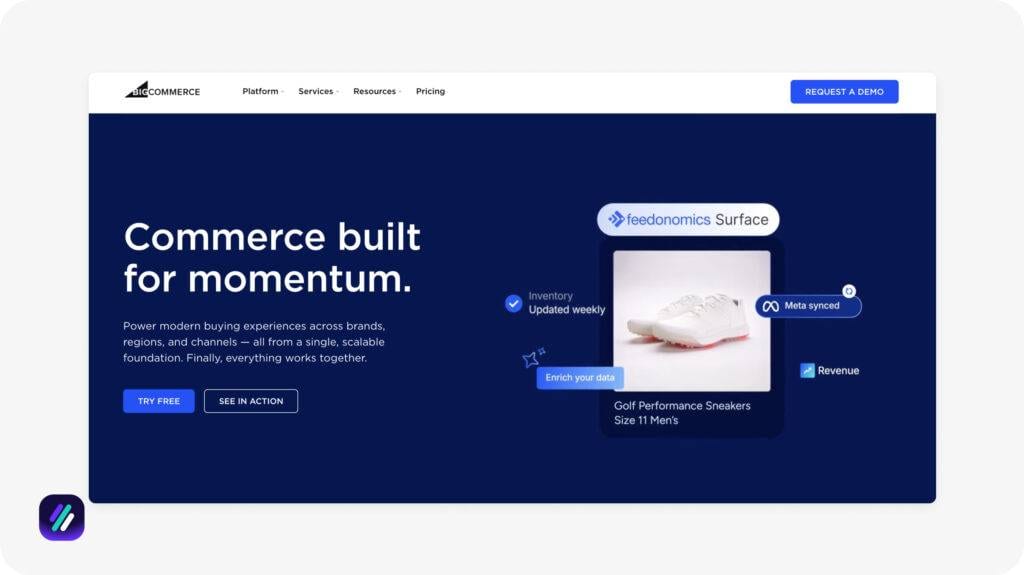 one of the best dropshipping software for store creation is Bigcommerce