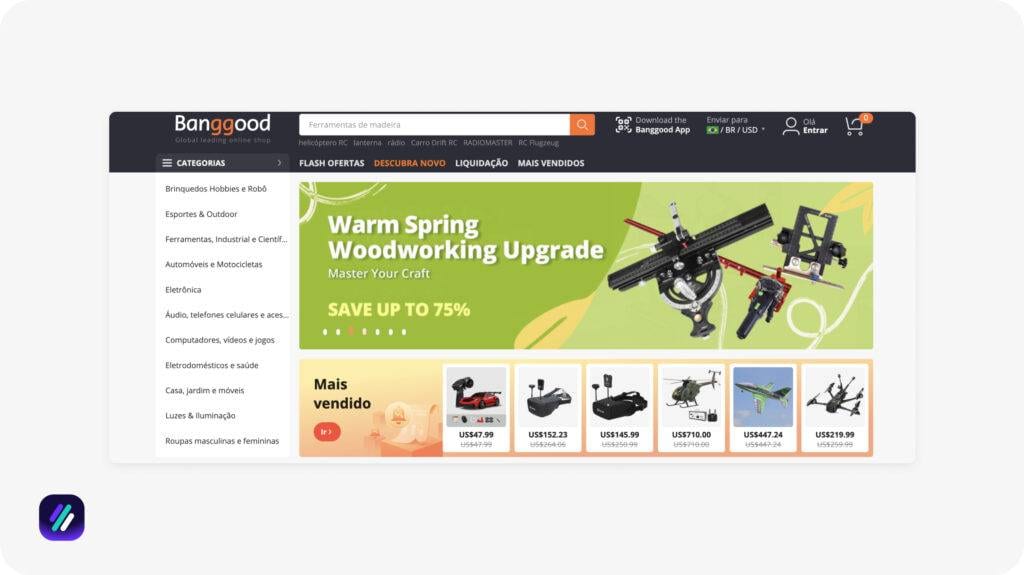 one of the best dropshipping software for suppliers and product sourcing is Banggood